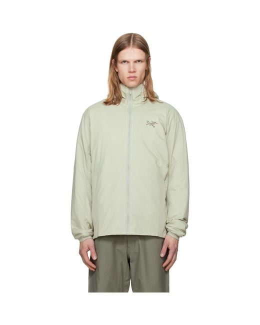 Arc'teryx Green Atom Hoody Jacket for men