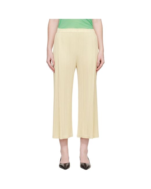 Pleats Please Issey Miyake Natural Monthly Colors December Trousers