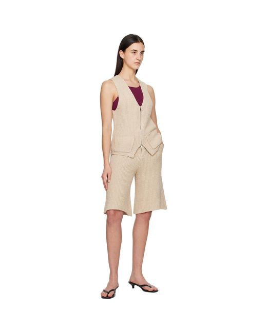 AYA MUSE Natural Cae Shorts