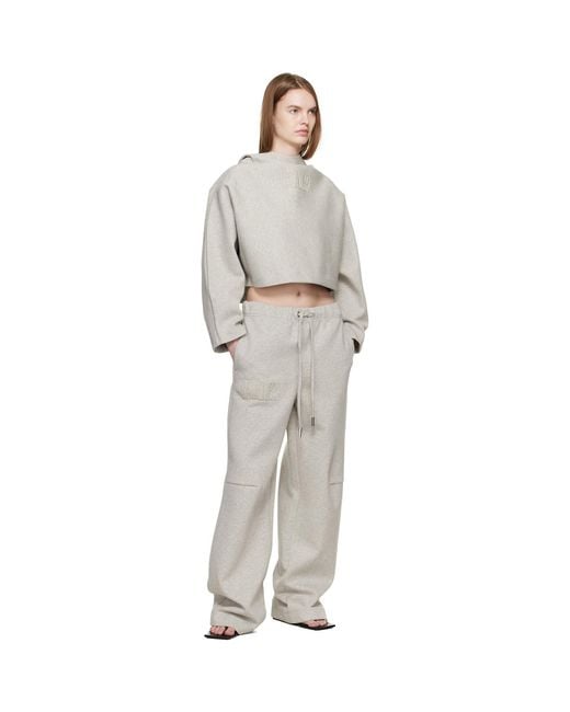 Jean Paul Gaultier White 'The Embossed Gaultier' Hoodie