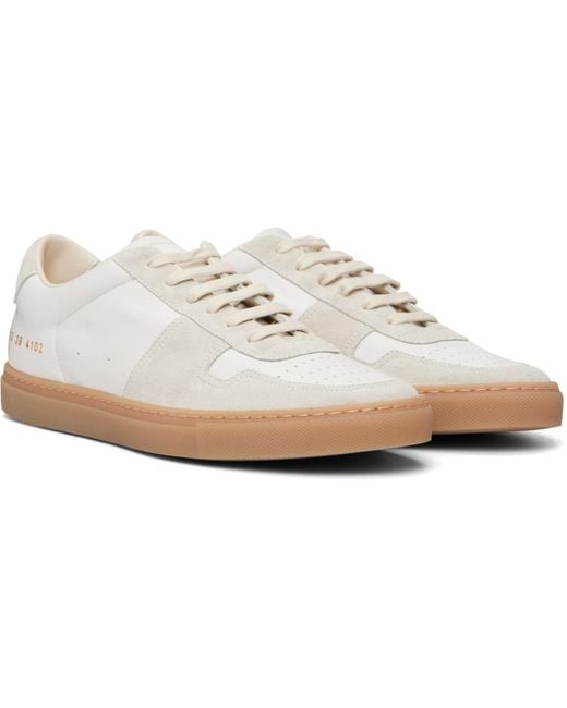 Common Projects Black Off- Bball Slim Sneakers for men