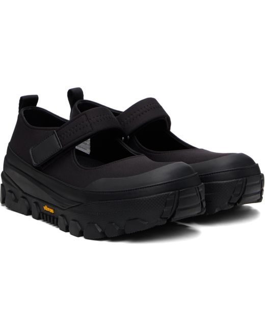 Amomento ブラック Vibram メリージェーン フラットシューズ Black