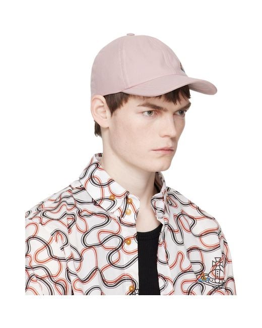 Vivienne Westwood Pink Baseball Cap for men
