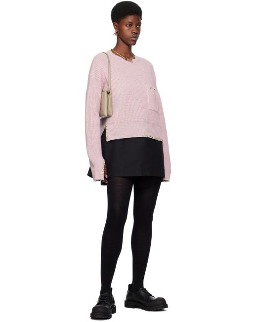 Marni Pink Mouliné Sweater