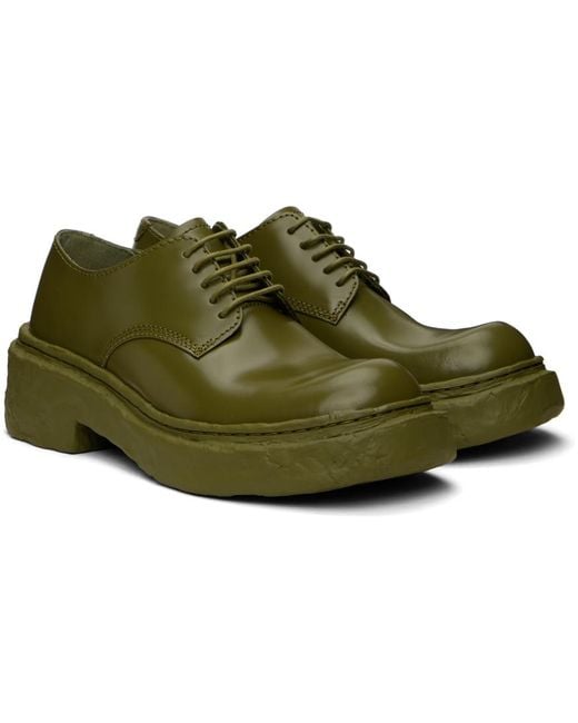 CAMPERLAB Green Vamonos Derbys for men
