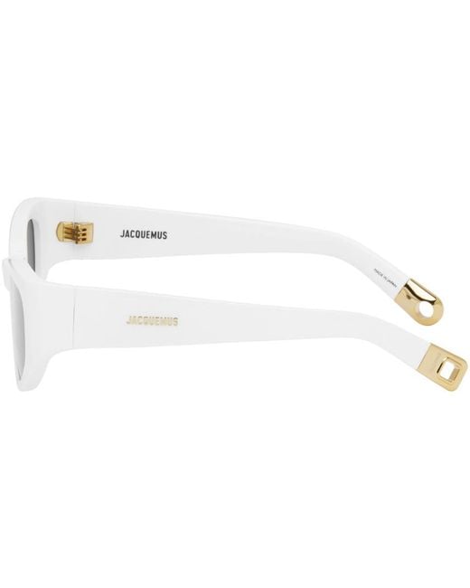 Jacquemus Black White 'les Lunettes Gala' Sunglasses for men