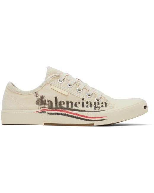 ◆BALENCIAGA 最新作◆Paris ロートップ・スニーカー/White◆ Balenciaga Paris Low Top Sneaker | Saks Fifth Avenue