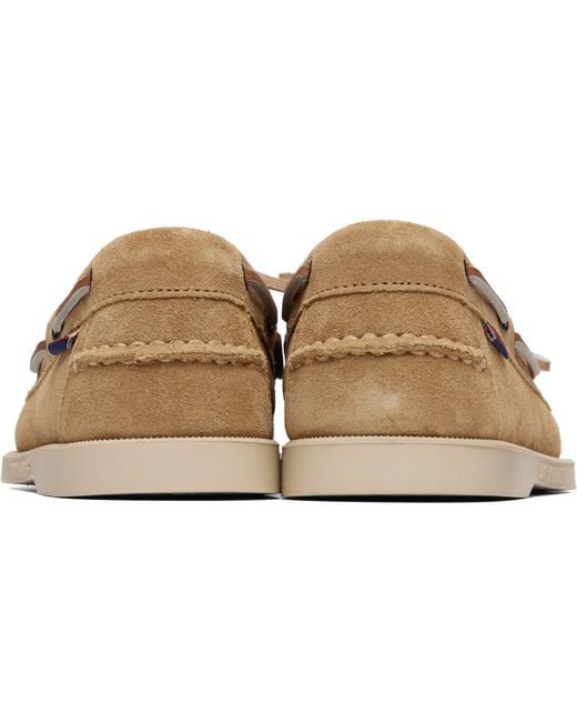 Sebago Natural Portland Flesh Out Boat Shoes for men