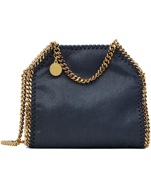 Stella McCartney Blue Navy Tiny Falabella Bag