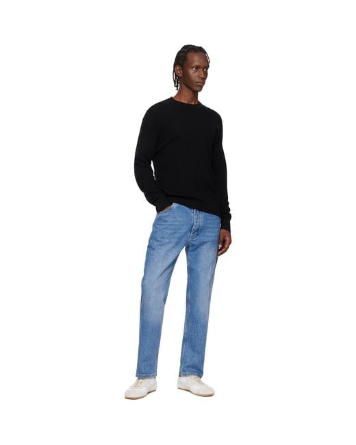 Studio Nicholson Black Portland Knit Sweater for men
