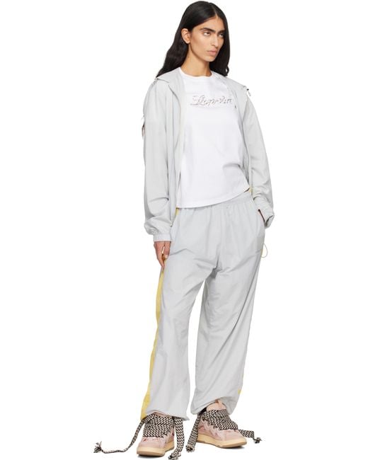 Lanvin Black Leather Curb Sneakers