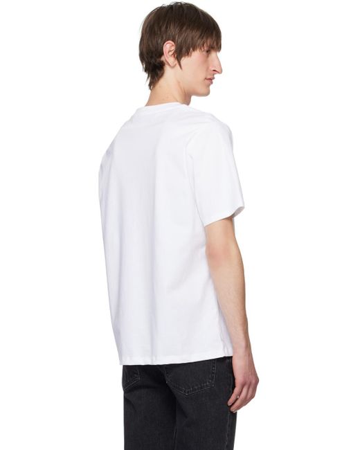 Fiorucci White Massimo T-shirt for men