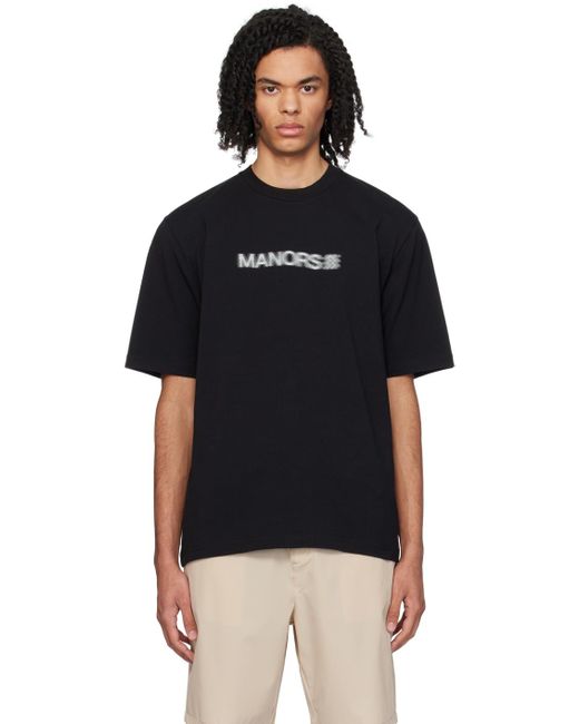 Manors Golf Black Focus T-Shirt for men