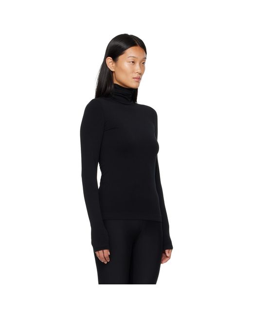 Wolford Black Aurora Long Sleeve T-Shirt