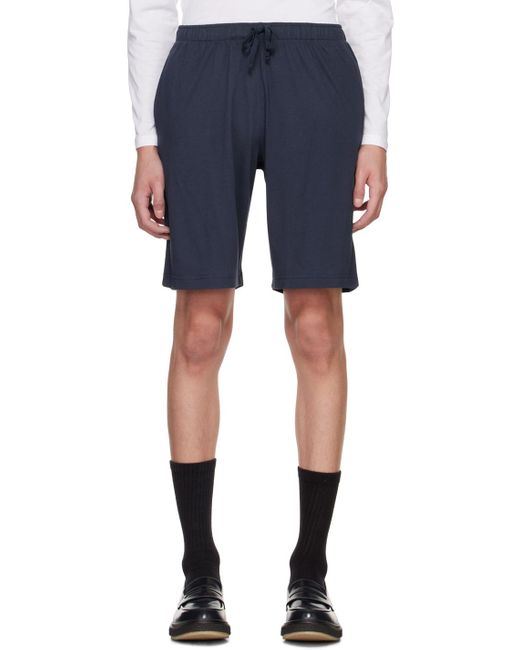 Sunspel Blue Lounge Shorts for men