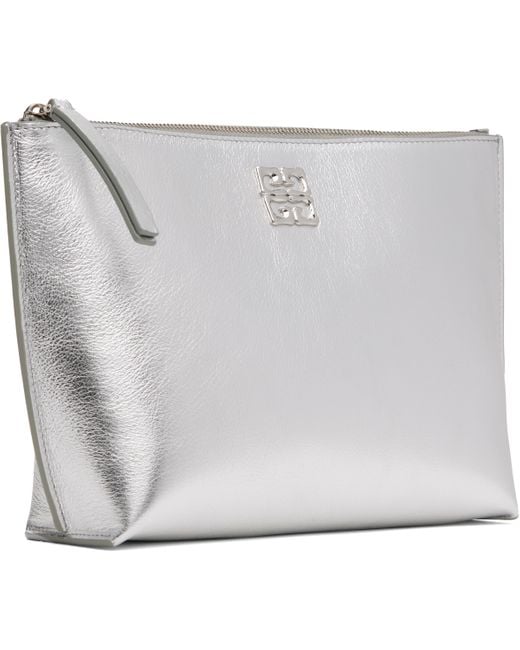 Givenchy White 4G Liquid Pouch