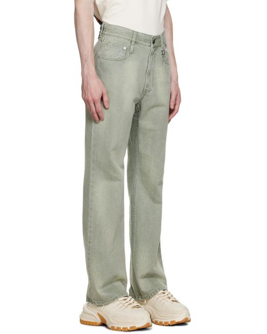 Wooyoungmi Multicolor Green Straight-leg Jeans for men