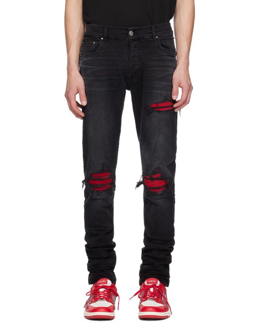 Amiri Mx1 Ultra Suede Jeans in Black for Men | Lyst UK