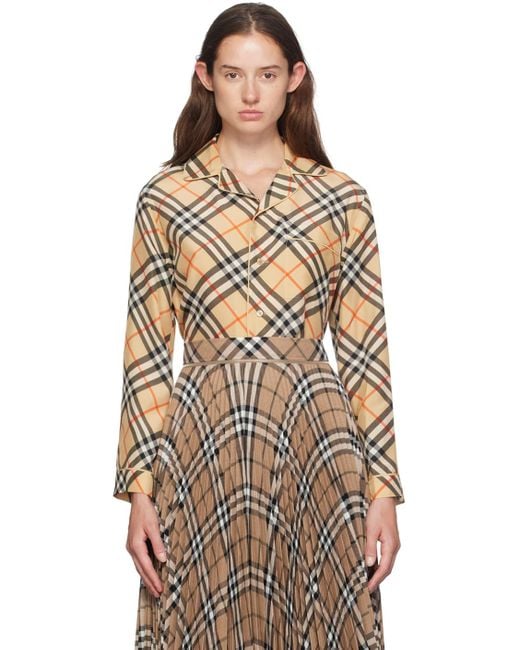 BURBERRY ノバチェックパジャマシャツ XL