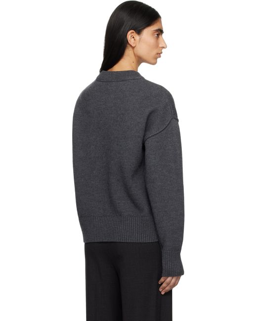 AMI グレー Ami De Coeur ウール セーター Black