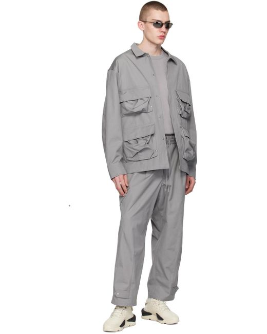 Blouson gris à poches Y-3 pour homme en coloris Gray