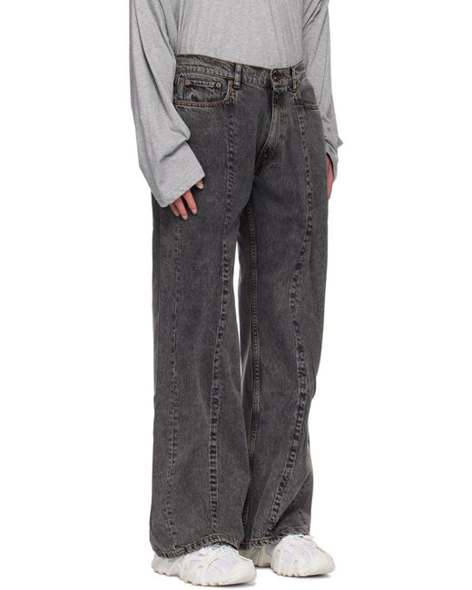 Jean noir à armatures - ever Y. Project pour homme en coloris Black