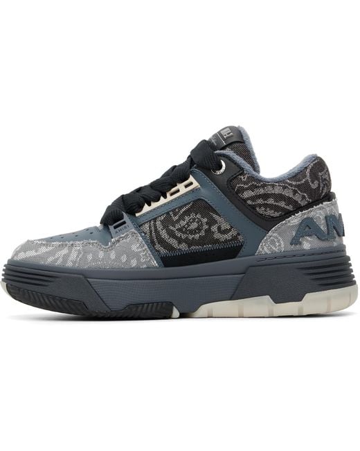 Amiri Black Bandana Jacquard Ma-1 Sneakers for men