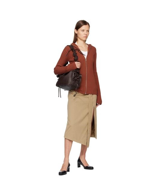 Acne Brown Multipocket Bag