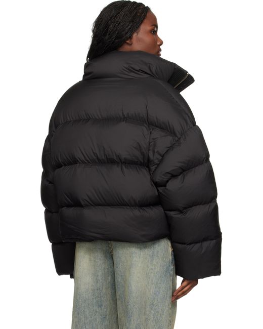 Entire studios Mml Puffer Down Jacket in Black | Lyst UK