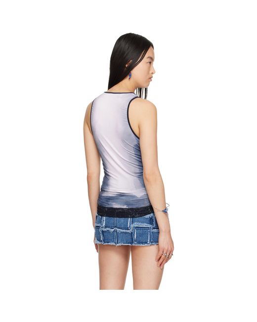 ANDERSSON BELL Blue Lisa Tank Top