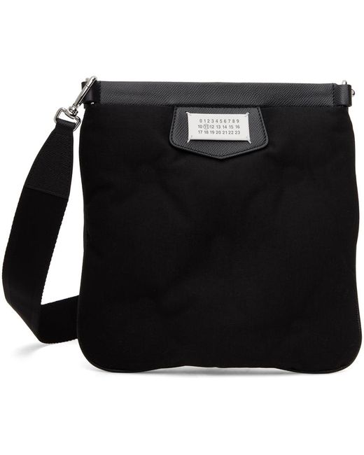 Maison Margiela Black Glam Slam Sport Flat Bag for men