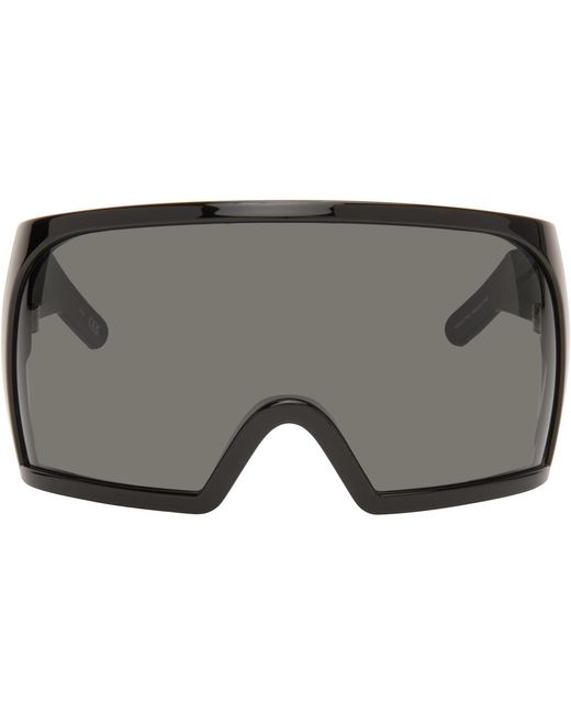 Rick Owens Gray Kriester Shiny Sunglasses for men