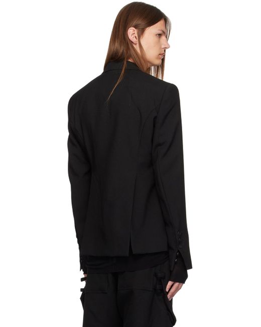 Rick Owens Black Porterville Tatlin Blazer for men