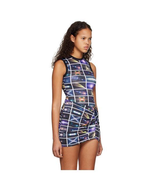 Maisie Wilen Blue Muscle Beach Tank Top