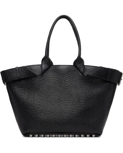 メンズ Alexander Wang ブラック ラージ Rhett レザー トートバッグ