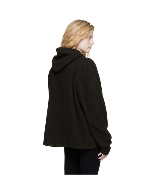 Rier Black Fleece Hoodie