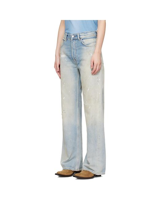 Acne Blue Regular Fit 2021F Jeans