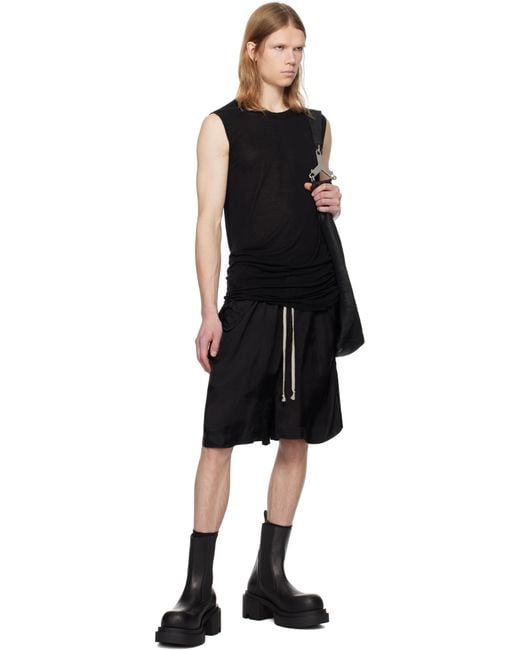 Rick Owens 85mm Beatle Bogun Boots in Black for Men | Lyst