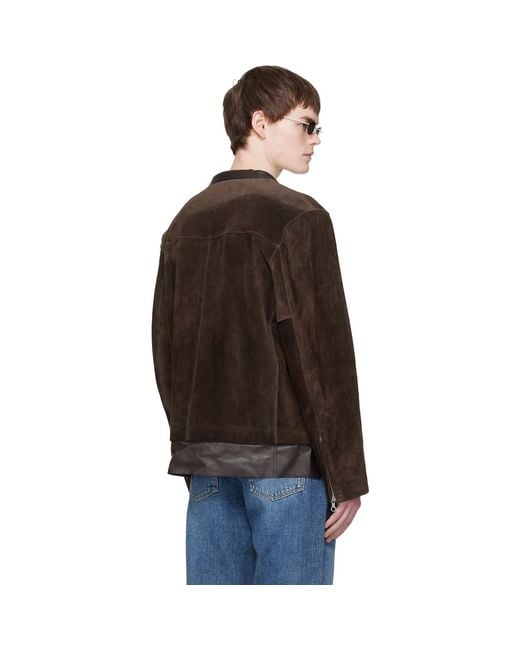 Our Legacy Black Drift Suede Jacket for men