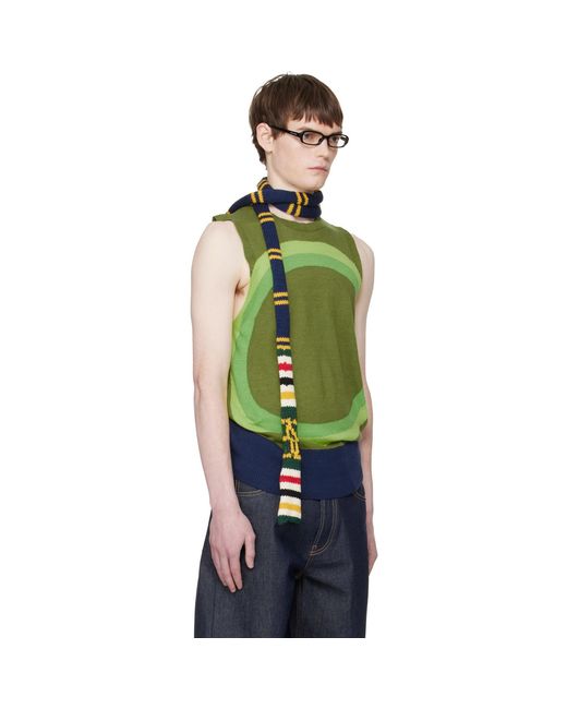 Débardeur Vortex Vert Edward Cuming pour homme en coloris Green
