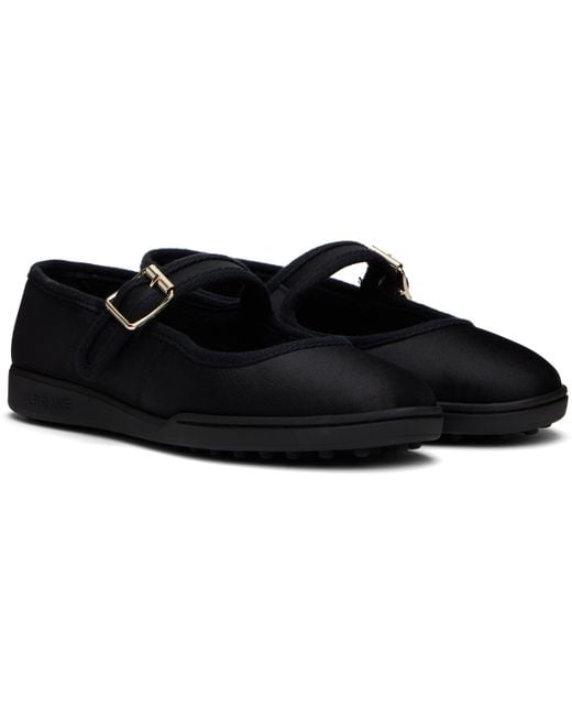 A.P.C. Black Moe Mary Jane Ballerina Flats