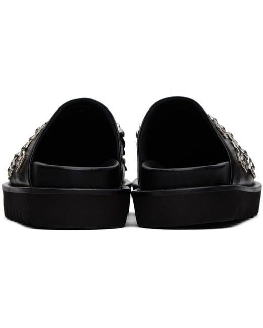 Toga Black Ssense Exclusive Soft Loafers