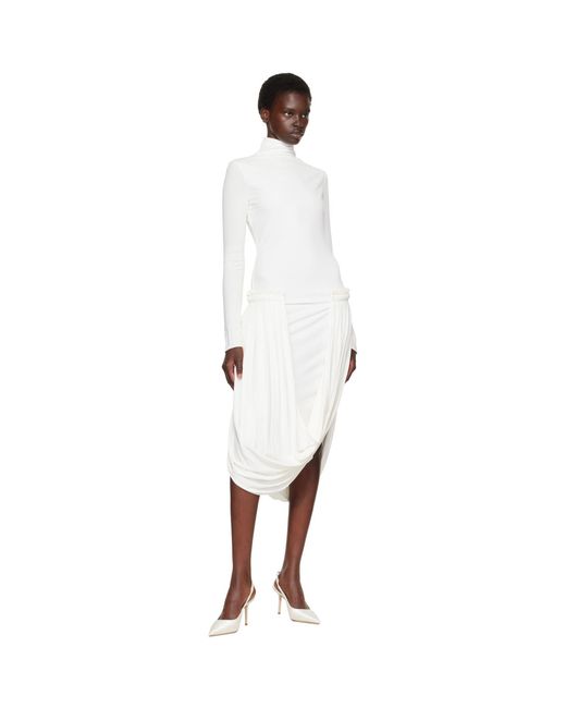 Jimmy Choo White Love Sling Back 85 Heels