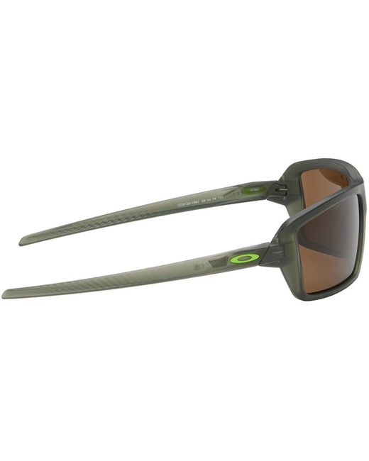 Oakley Black Gray Cables Sunglasses for men