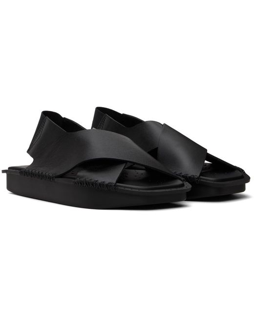 Sandales de sport noires Y-3 pour homme en coloris Black
