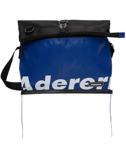 ADER error Synthetic Trace Roll Messenger Bag in Blue for Men | Lyst Canada