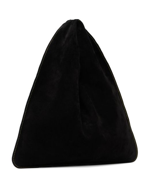 The Row Black Small Bindle Tote