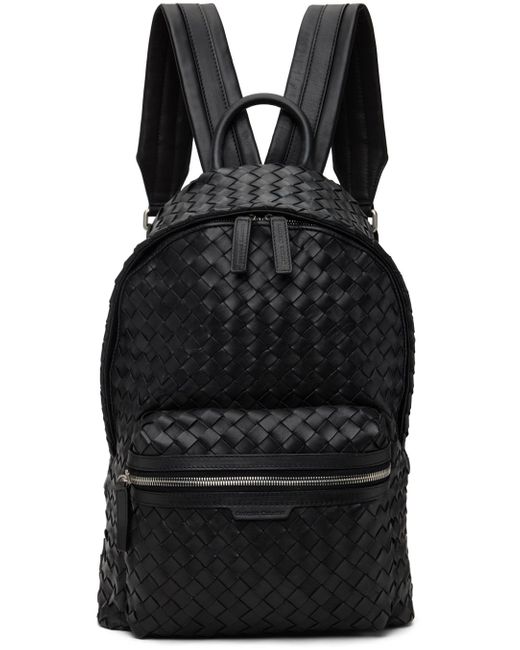 Officine Creative Black Armor 004 Backpack for men