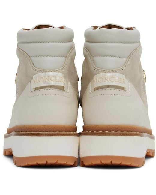 Moncler Black Off-white Peka Trek Hiking Boots