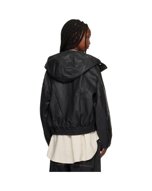 Studio Nicholson Black Cabot Jacket